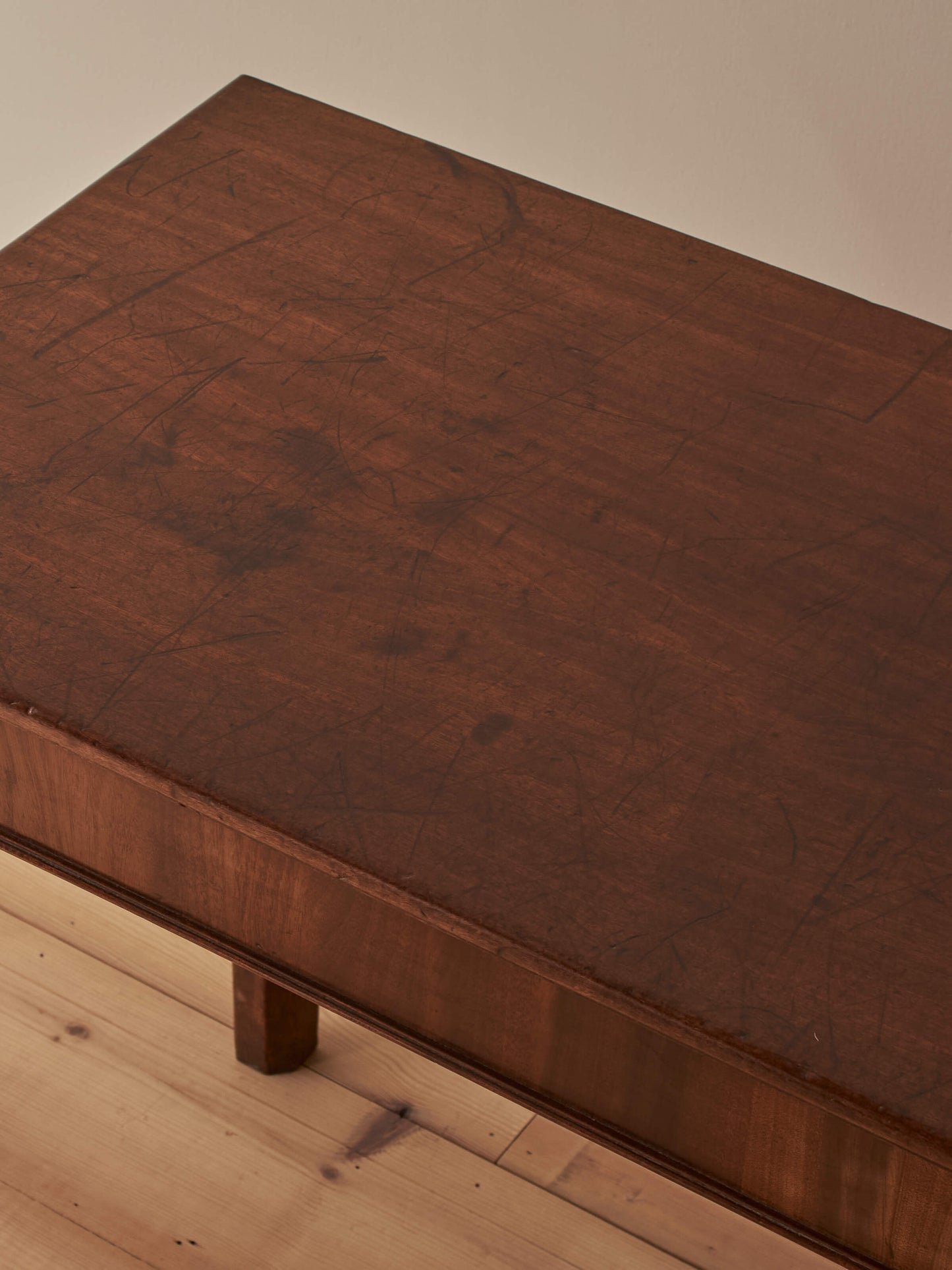 Georgian mahogany console table