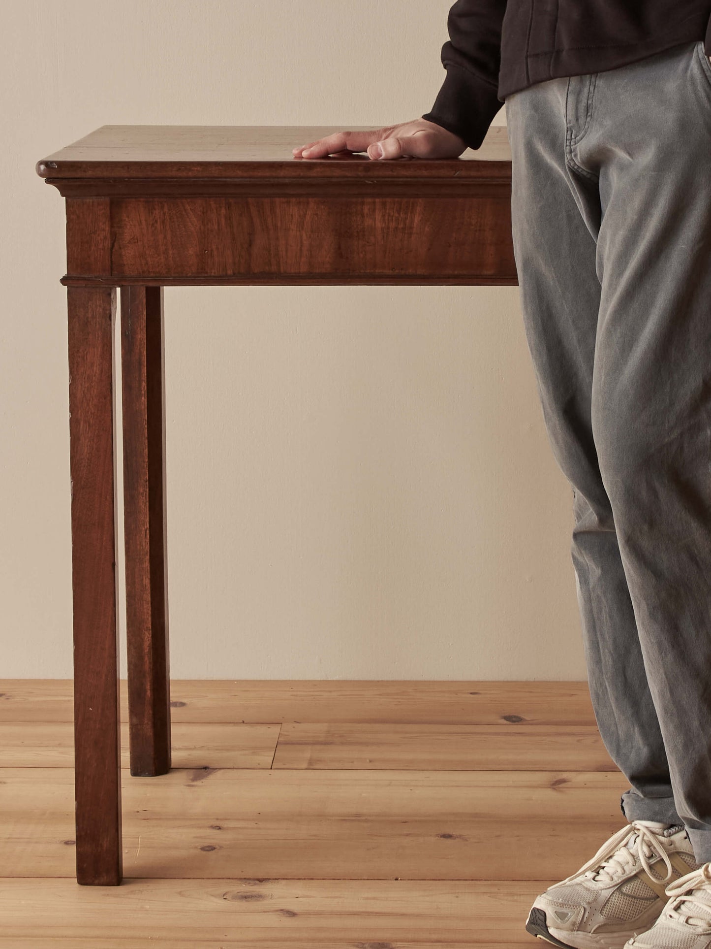 Georgian mahogany console table