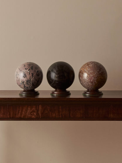 Regency Grand Tour specimen marble sphere