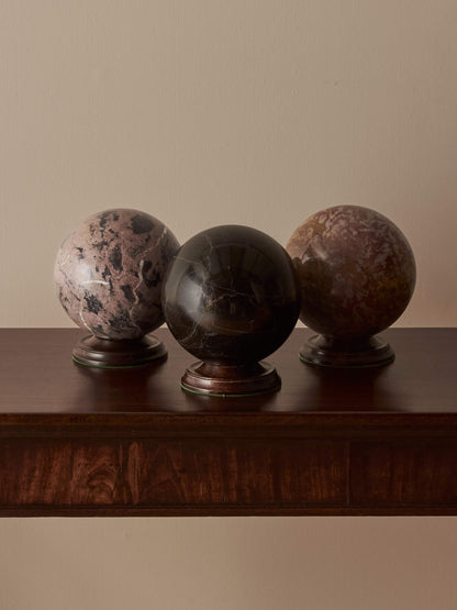 Regency Grand Tour specimen marble sphere