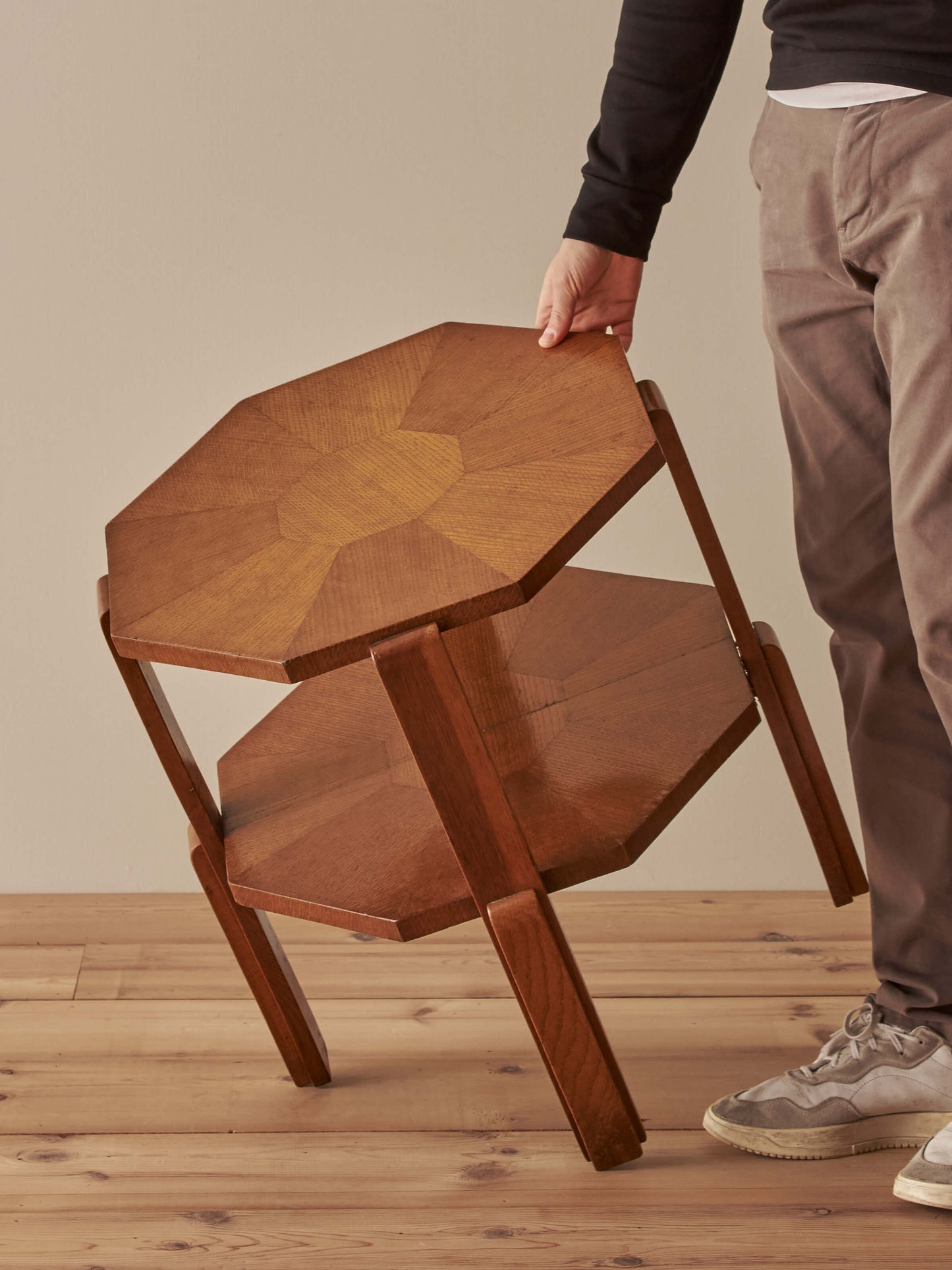 Art Deco octagonal side table
