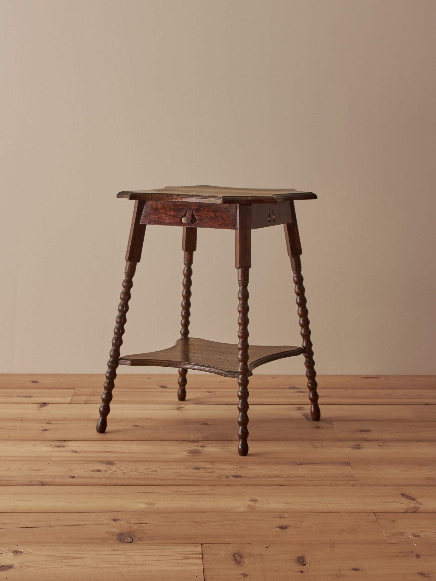 French vintage bobbin side table
