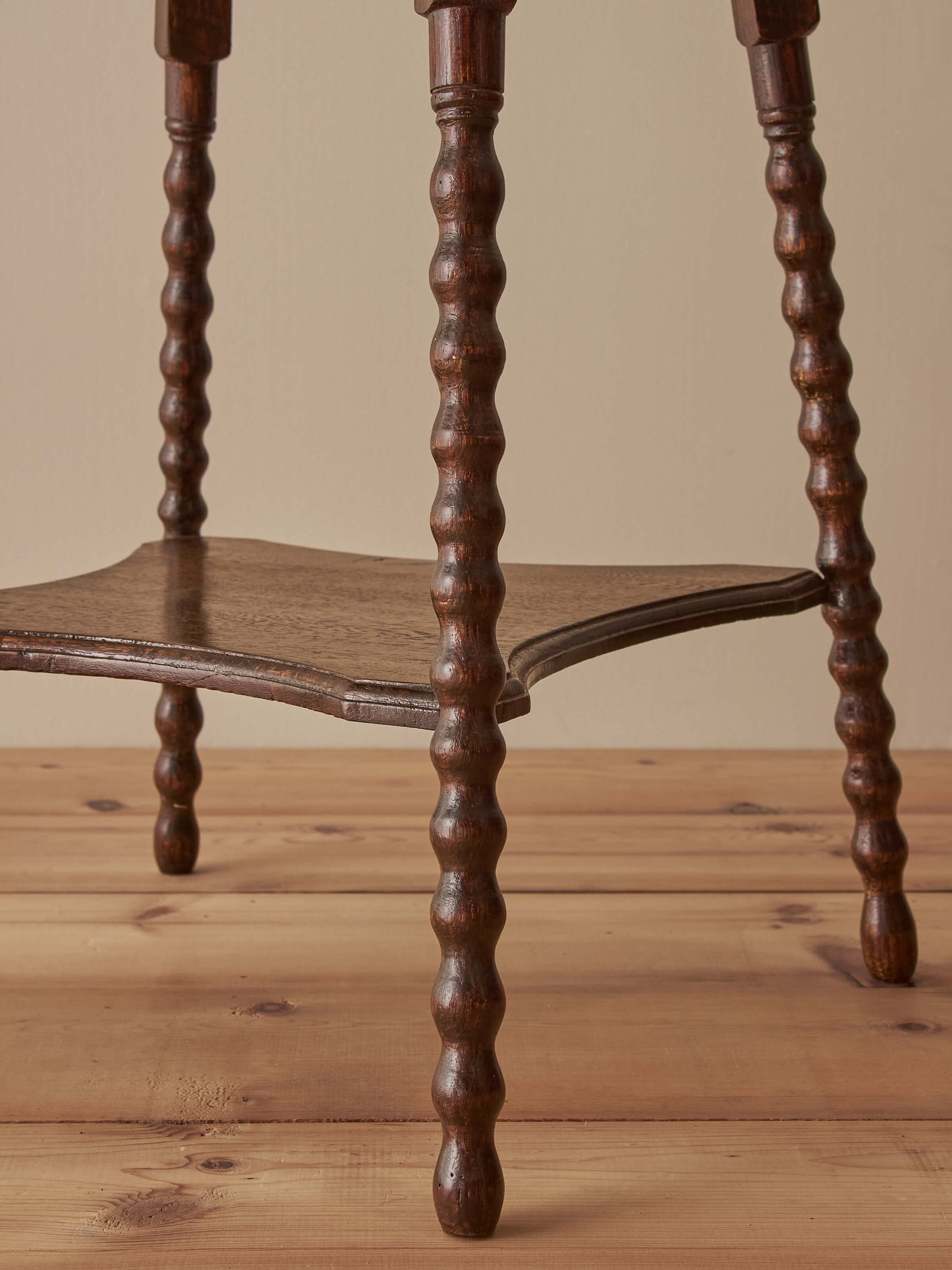 French vintage bobbin side table