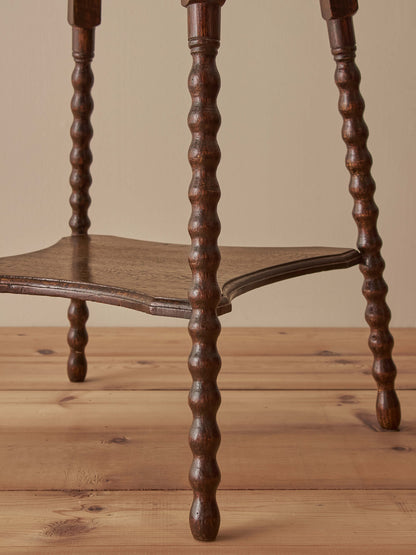 French vintage bobbin side table