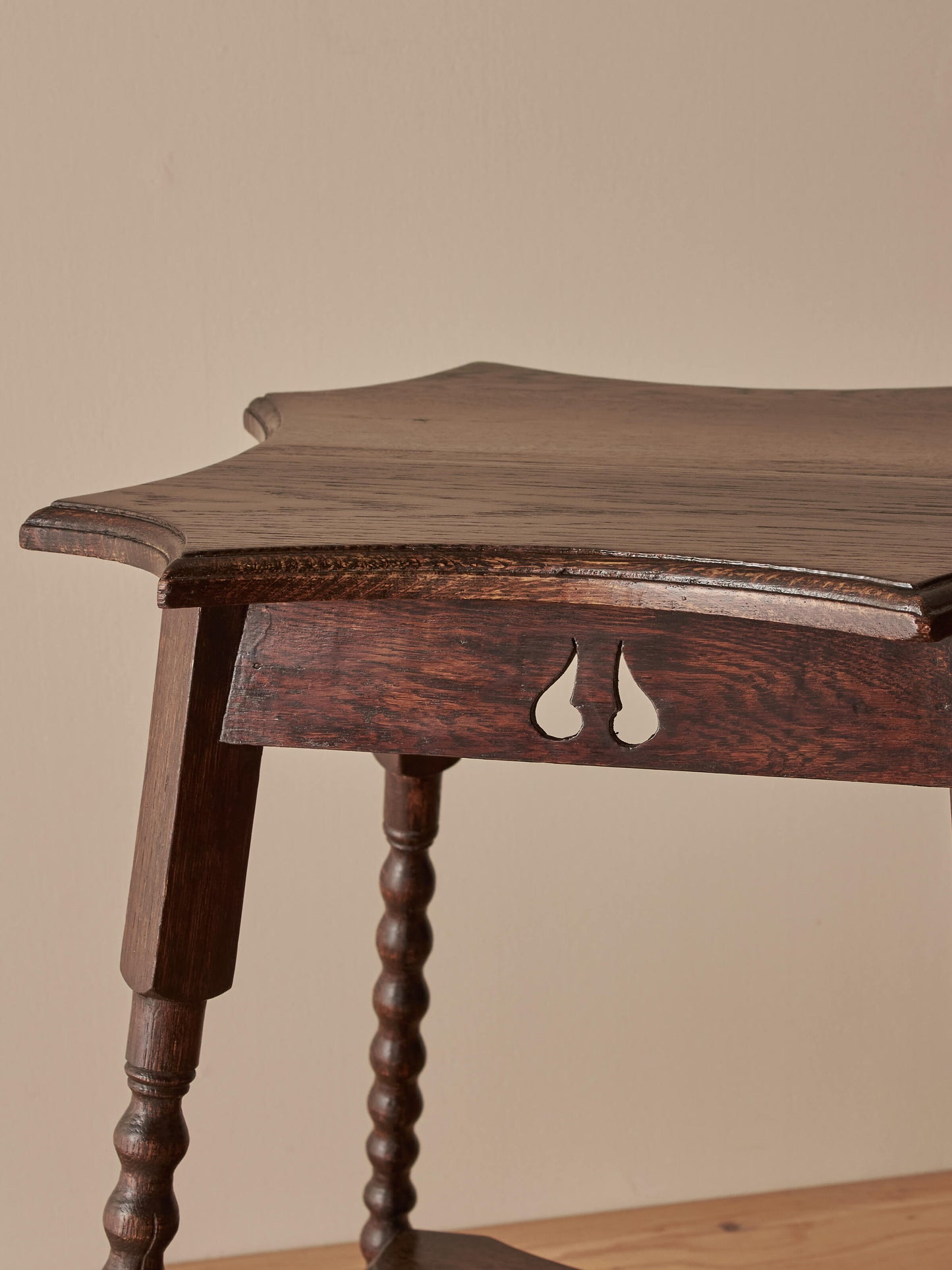 French vintage bobbin side table