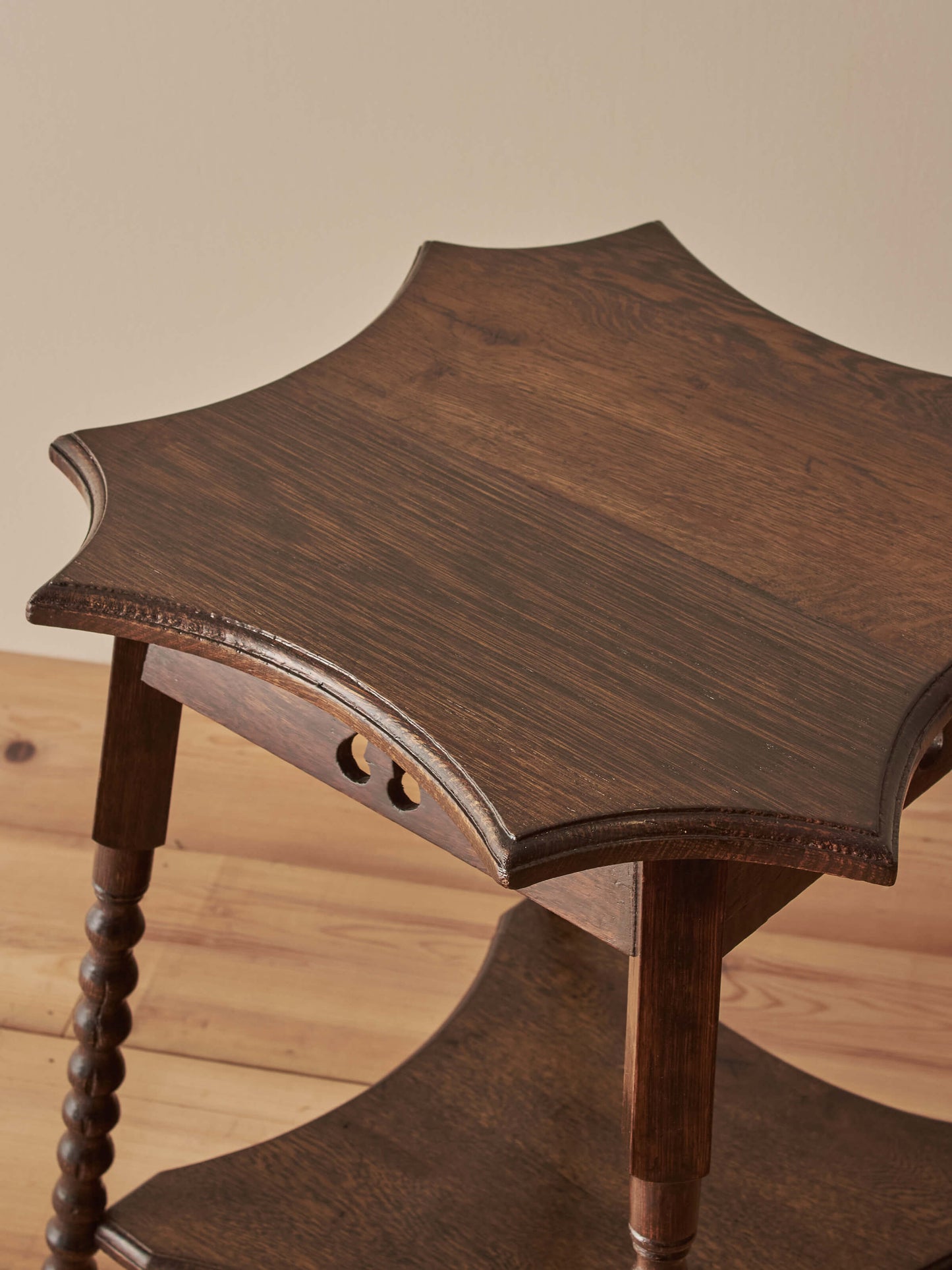 French vintage bobbin side table