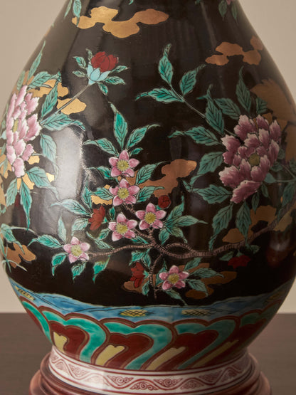 Pair of vintage ceramic table lamps