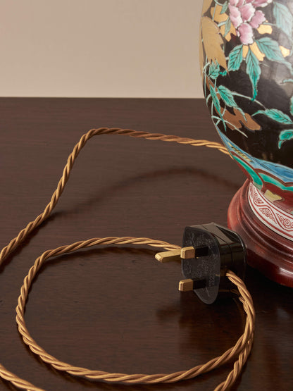 Pair of vintage ceramic table lamps