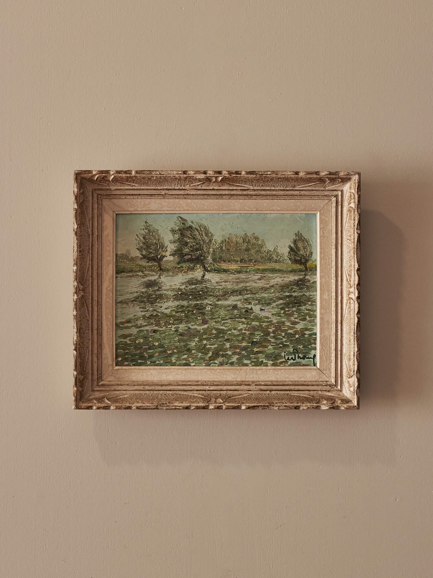 Mid-century French oil painting