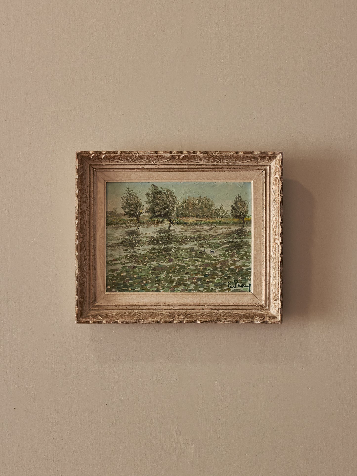 Mid-century French oil painting