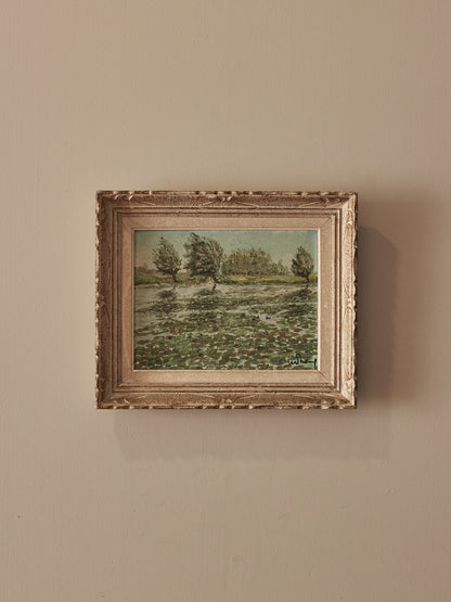 Mid-century French oil painting