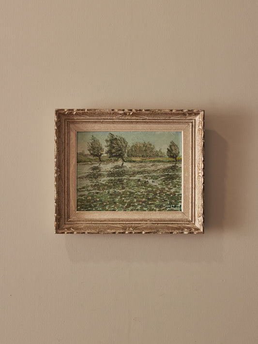 Mid-century French oil painting