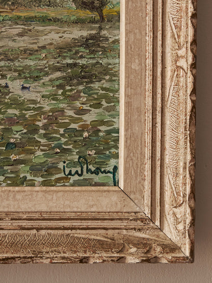 Mid-century French oil painting