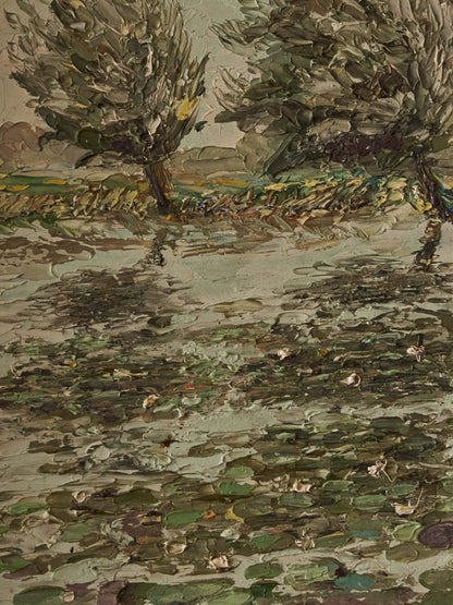 Mid-century French oil painting