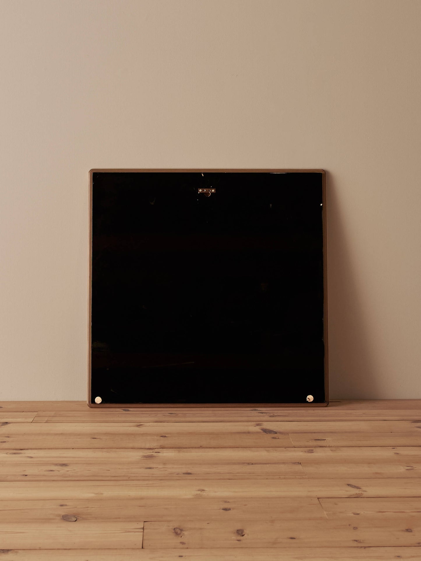 French mid-century smoked glass mirror
