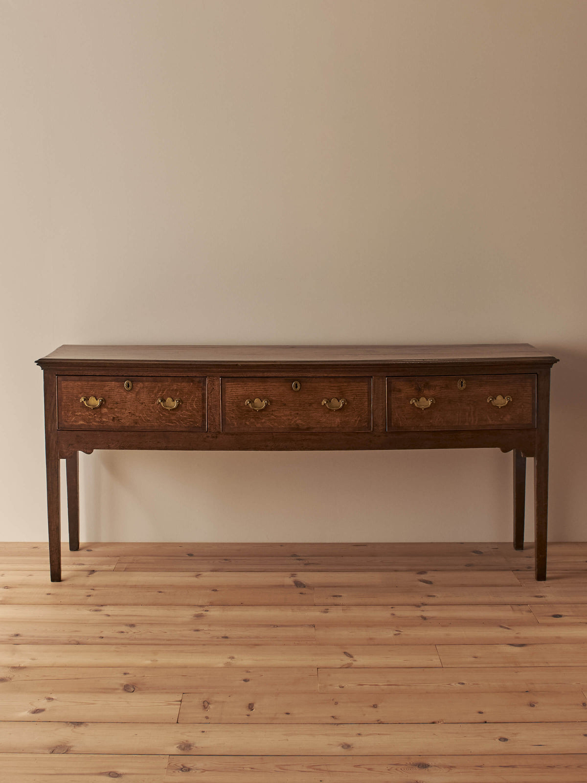 Georgian country oak dresser base