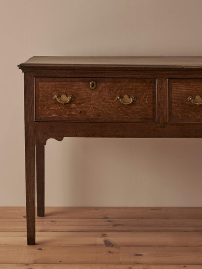 Georgian country oak dresser base