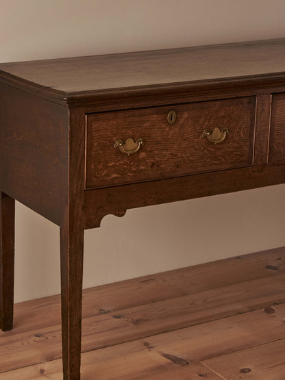 Georgian country oak dresser base