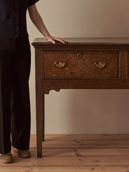 Georgian country oak dresser base