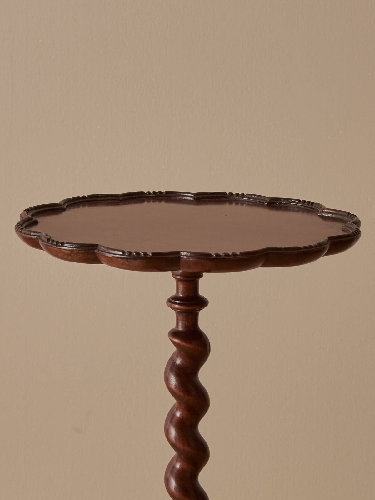 Edwardian barley twist wine table