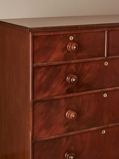 Victorian mahogany chest of drawers