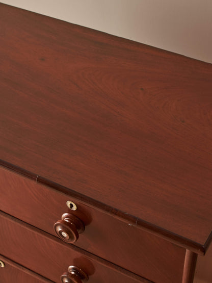 Victorian mahogany chest of drawers
