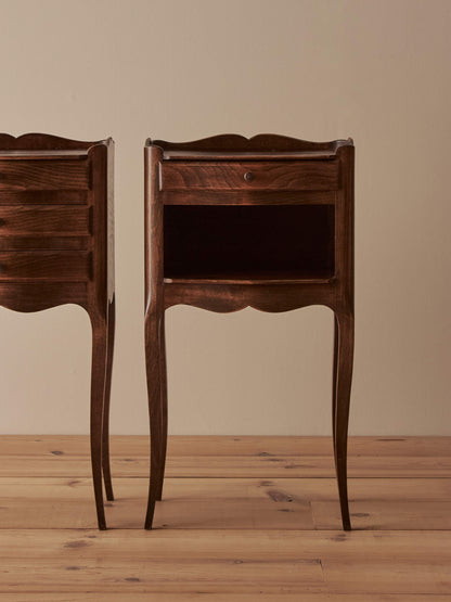 Pair of French vintage bedside tables