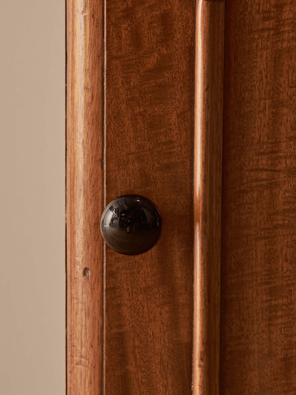 Victorian mahogany bedside cabinet