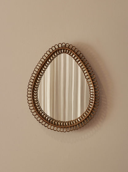 Italian mid-century Franco Albini teardrop mirror