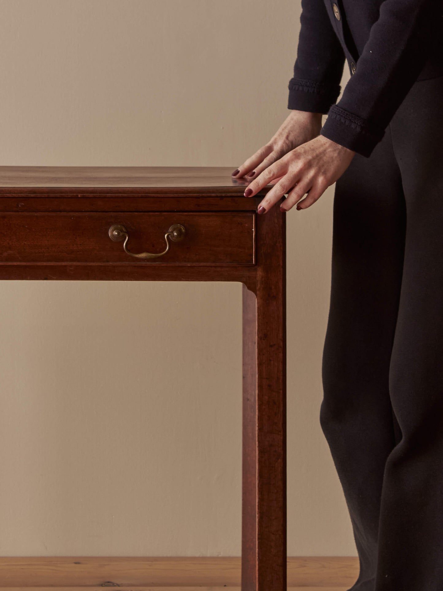 Georgian mahogany console table