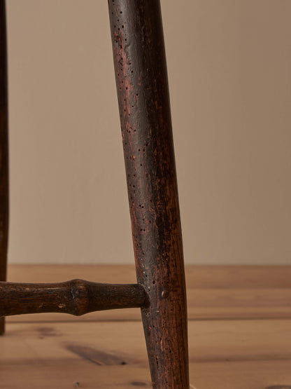Victorian elm hoop-back chair