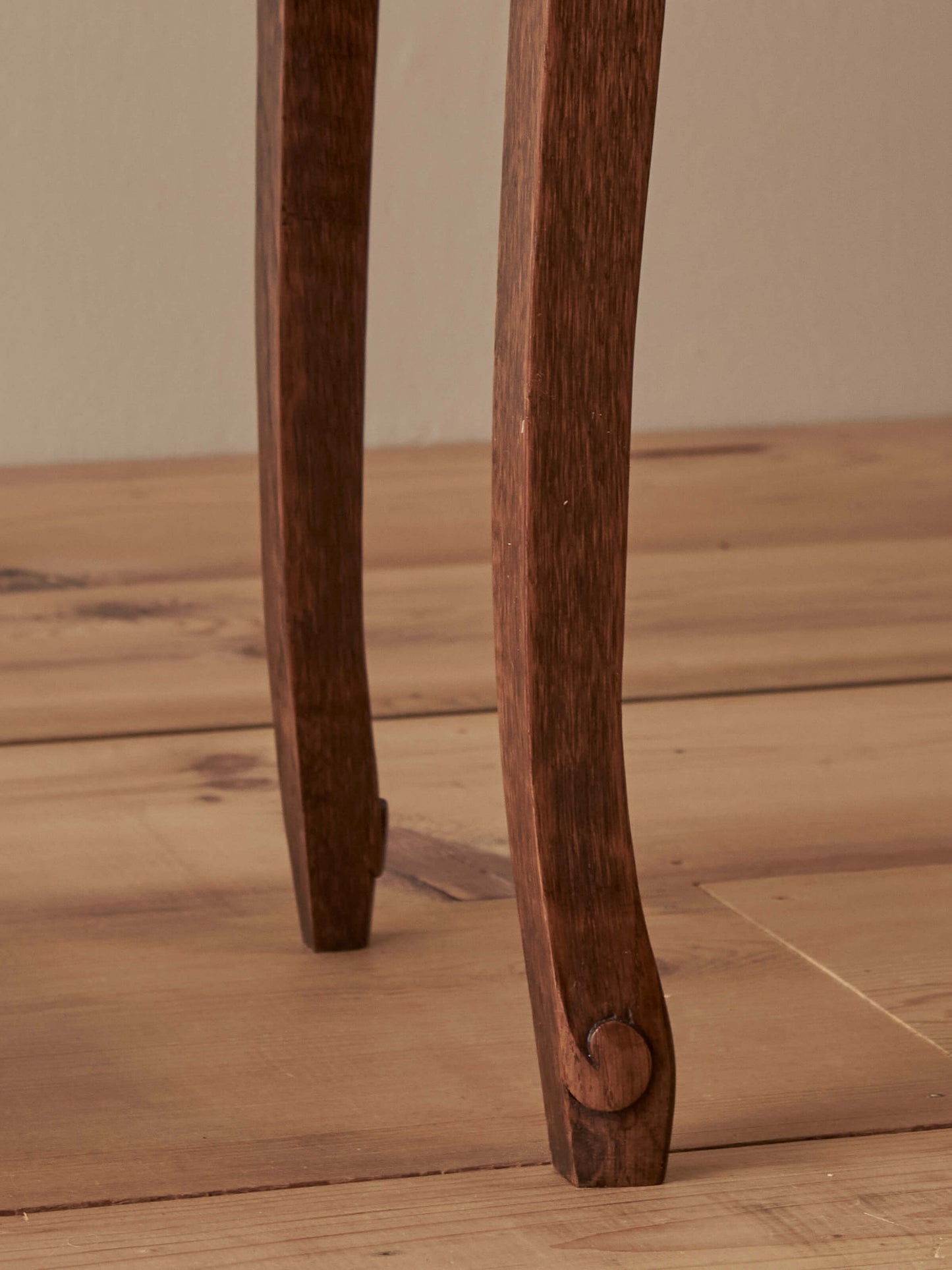 Pair of vintage oak French bedside tables