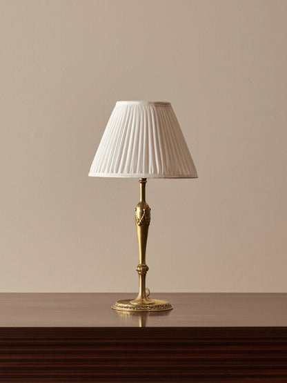 Brass Art Nouveau table lamp
