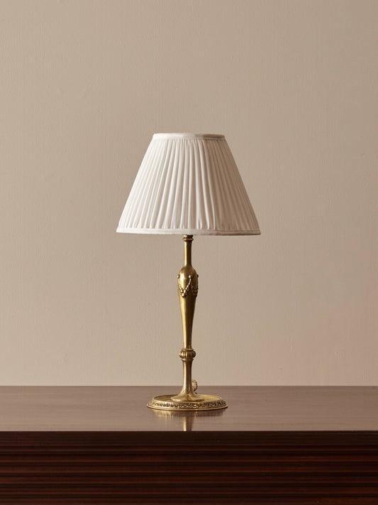 Brass Art Nouveau table lamp