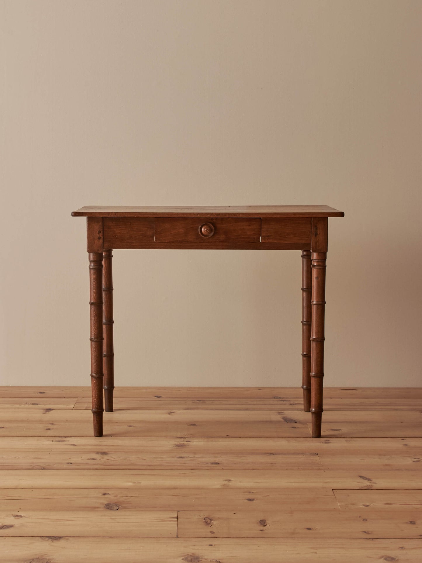 Antique French faux bamboo desk