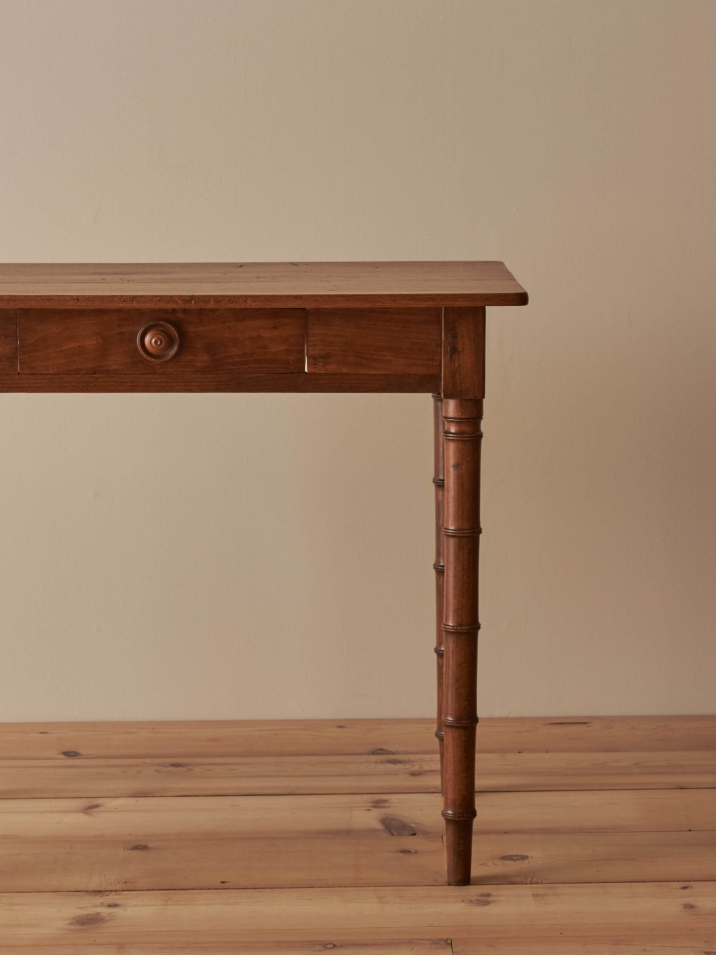 Antique French faux bamboo desk