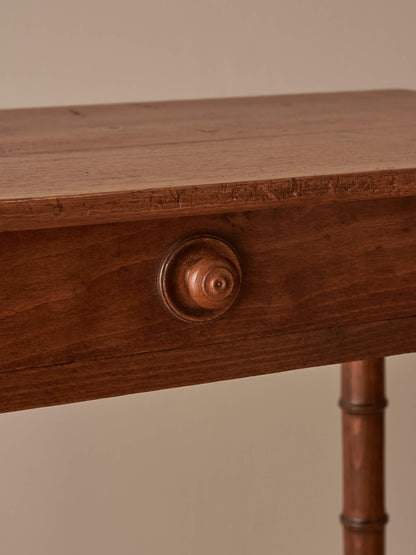 Antique French faux bamboo desk