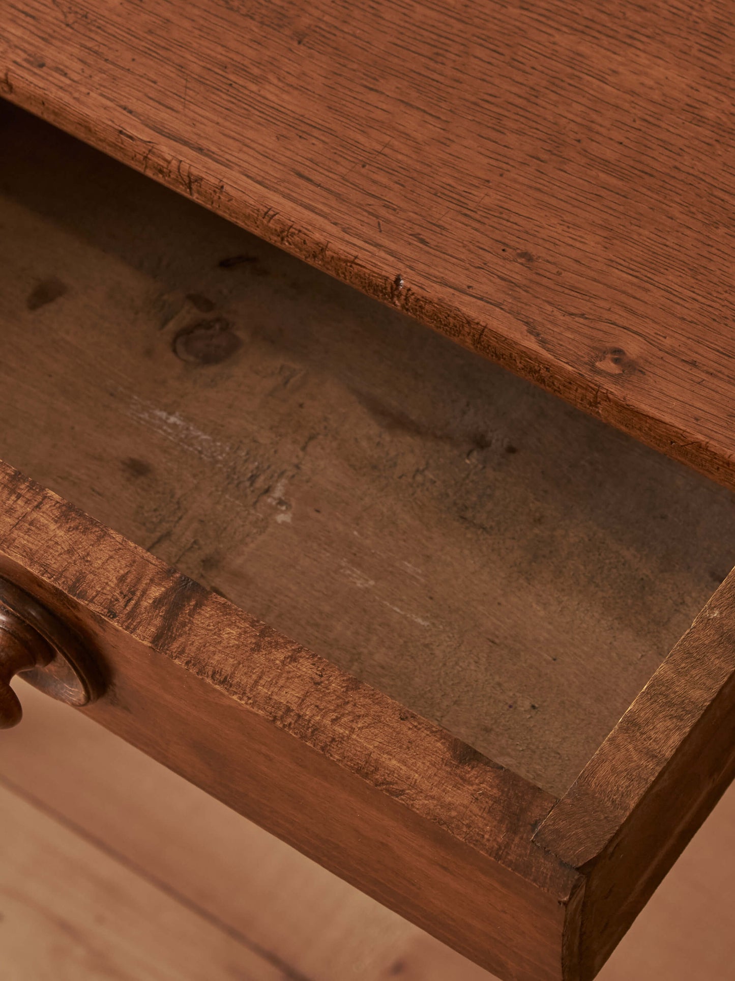 Antique French faux bamboo desk