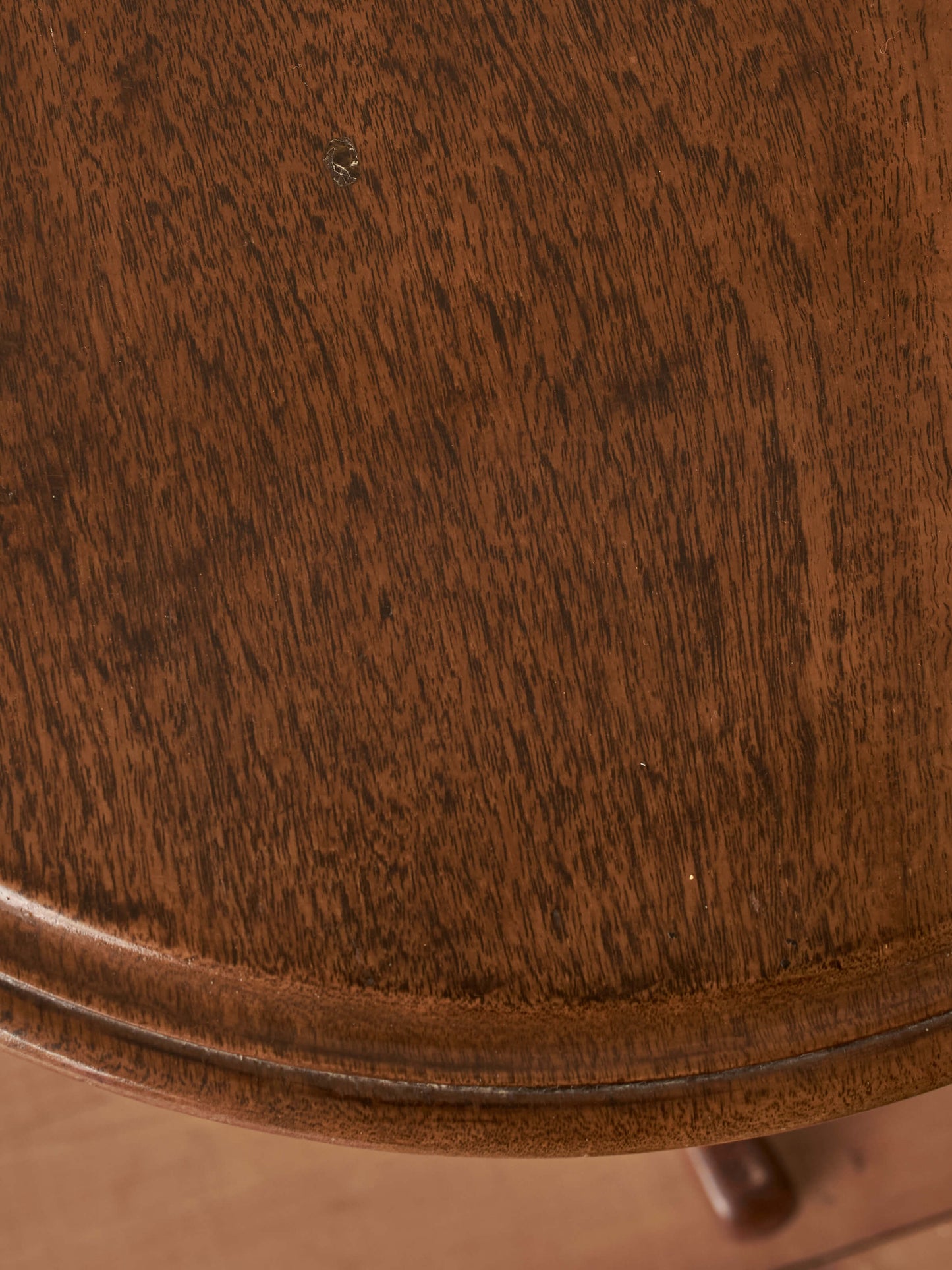 French antique walnut bobbin occasional table