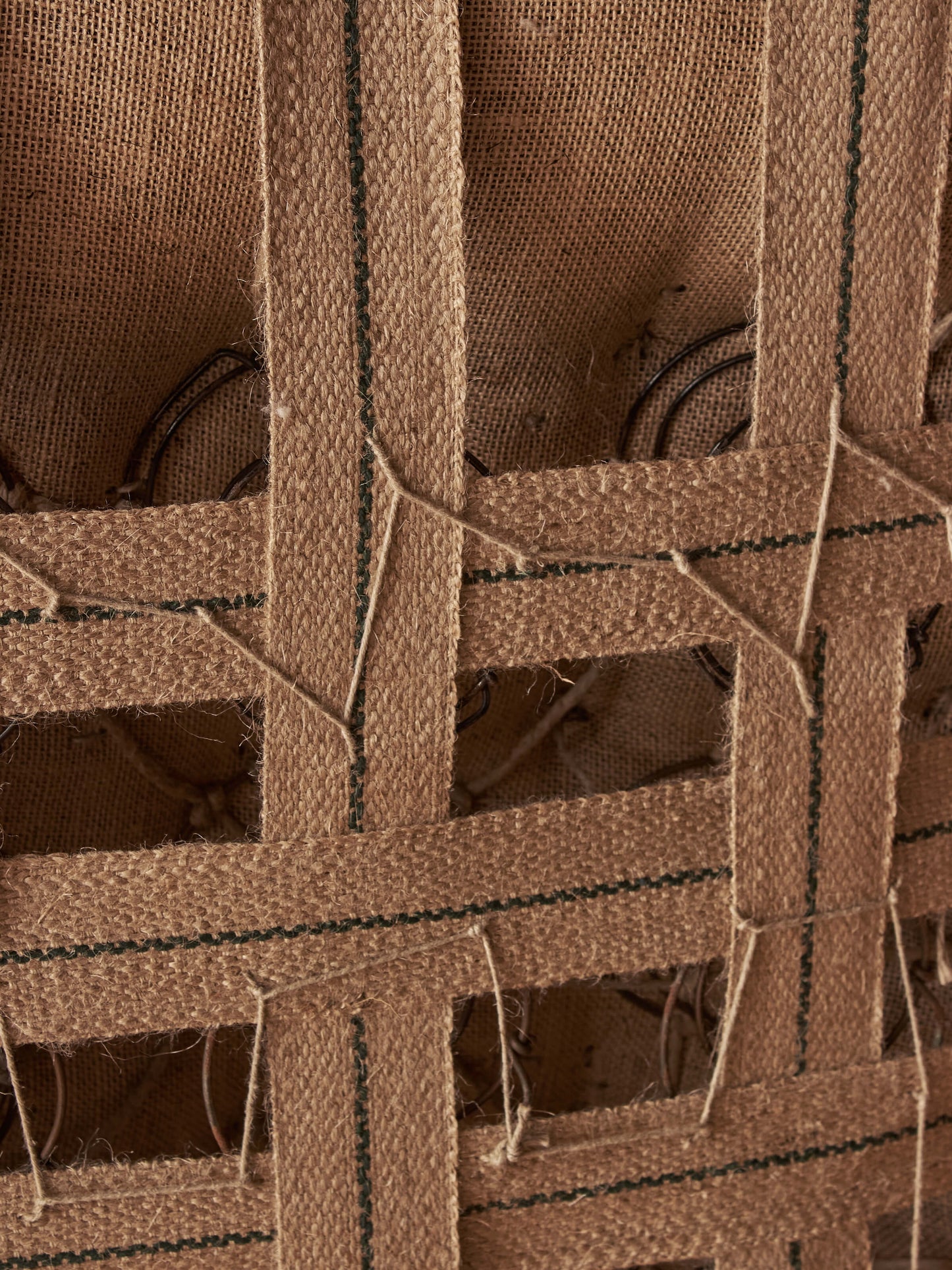 Edwardian upholstered wingback armchair
