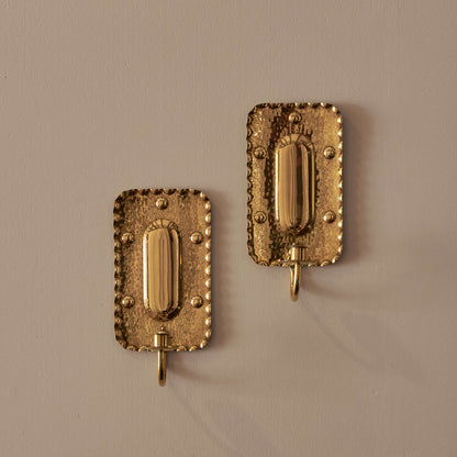 Pair of mid-century Swedish candle sconces