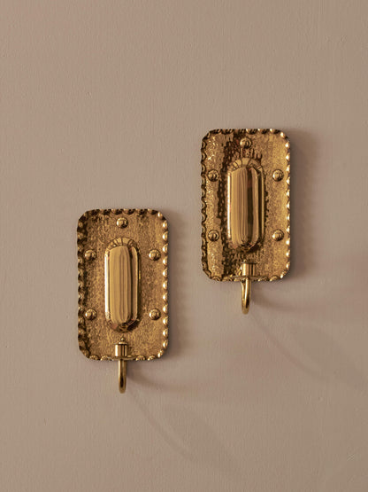 Pair of mid-century Swedish candle sconces