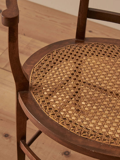 Edwardian cane tub chair