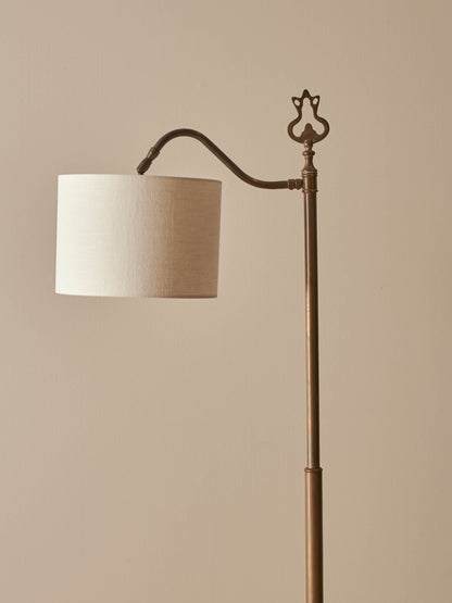 Mid-century brass floor lamp