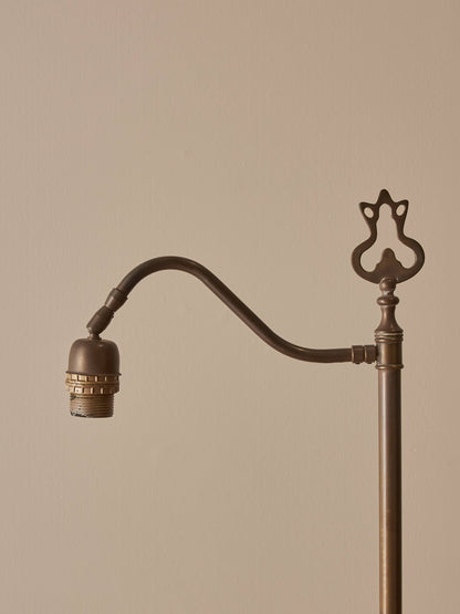 Mid-century brass floor lamp