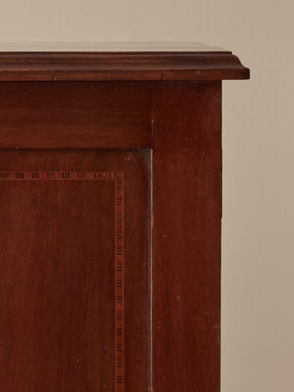 Pair of mahogany Edwardian bedside cabinets