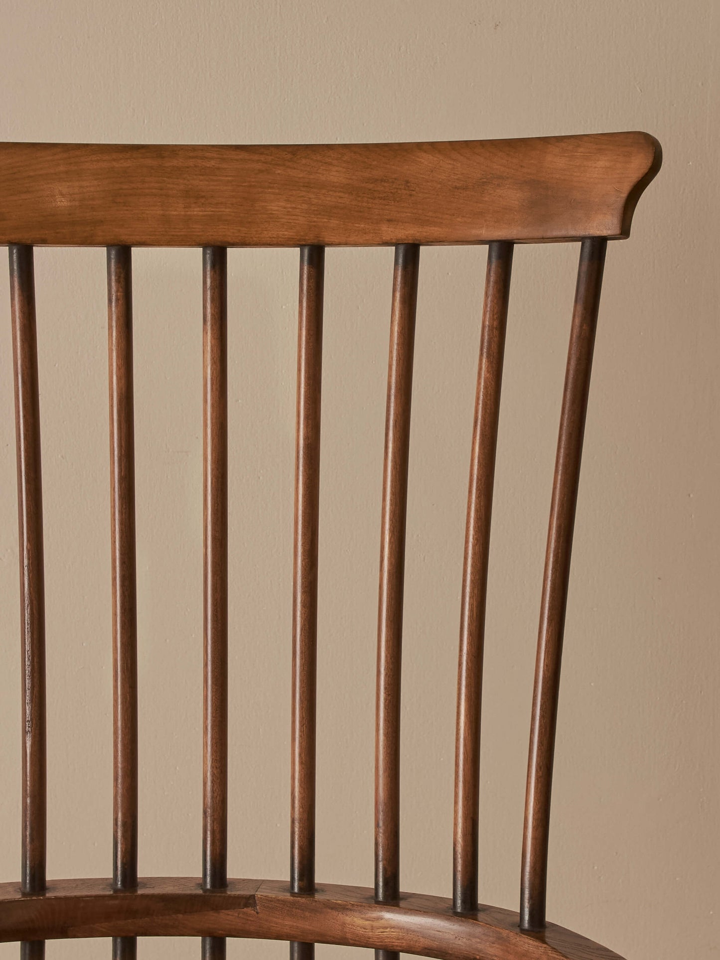 Victorian elm and beech bobbin Windsor chair