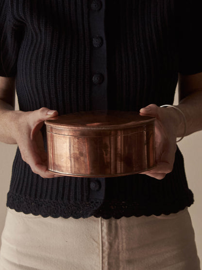 Victorian copper trinket box