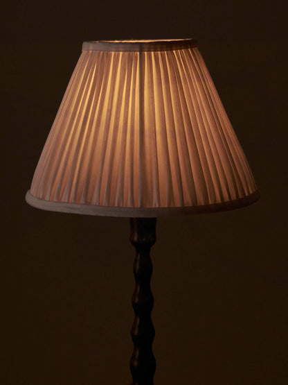 French beech bobbin table lamp