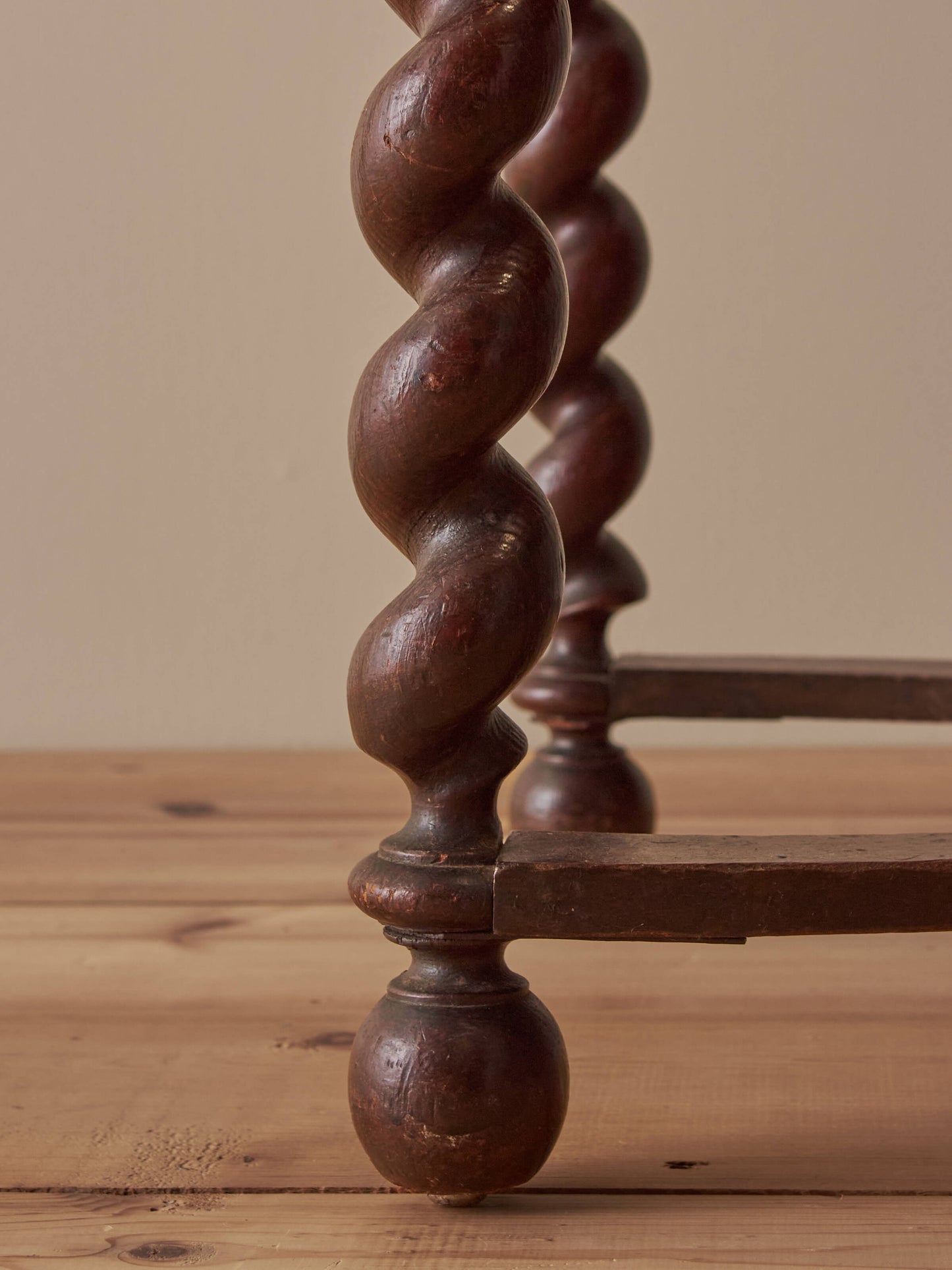 Antique walnut oyster veneered side table